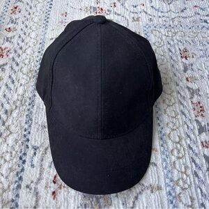 NWT Zara women baseball cap hat black size S